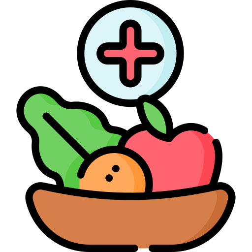 Icono de alimentación saludable