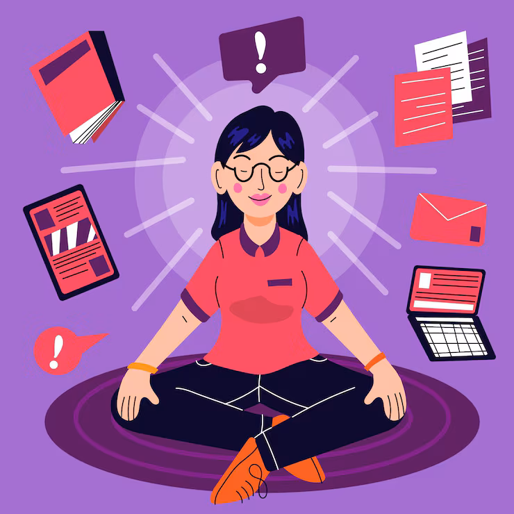 Persona meditando